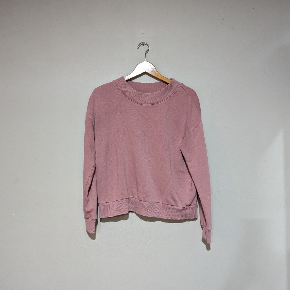 Aerie pink crew neck